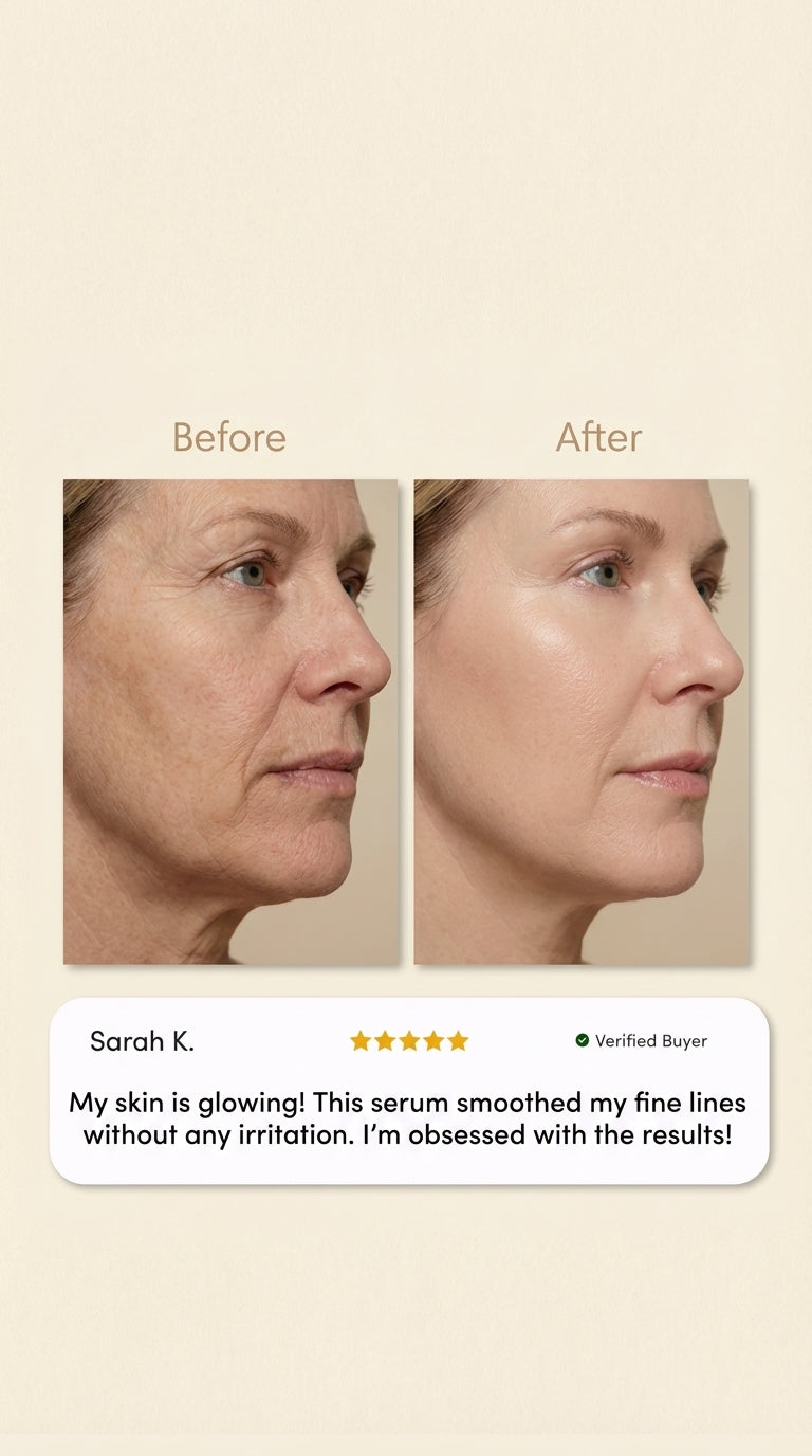 Retinol Alternative Face Moisturiser– Smooth, Radiant-Looking Skin Without Irritation | With Bidens Pilosa, Aloe Juice, Jojoba Oil, & Rose Myrtle Extract